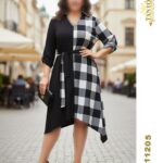 پیراهن مانتویی زنانه دخترانه فانتزی سایزبزرگ