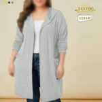 مانتوپاییزی کلاهدار جیبدارزنانه سایزبزرگ