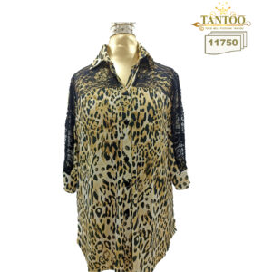 شومیز مجلسی استین سه ربع سایزبزرگ