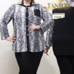 شومیز مانتویی مجلسی زنانه سایزبزرگ