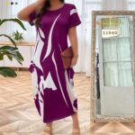 پیراهن ساحلی بلند زنانه دخترانه سایزبزرگ
