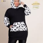 هودی لانگ زنانه دخترانه سایزبزرگ